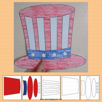 Uncle Sam Hat Craft (Free Printable!) - Simply Full of Delight