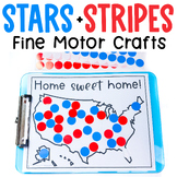 4th of July Crafts, Tear Art Fine Motor Skills, Independen