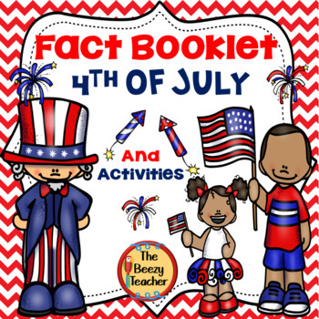 Preview of 4th of July Fact Booklet and Activities | Nonfiction | Comprehension | Craft