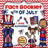 4th of July Fact Booklet and Activities with Digital Activities