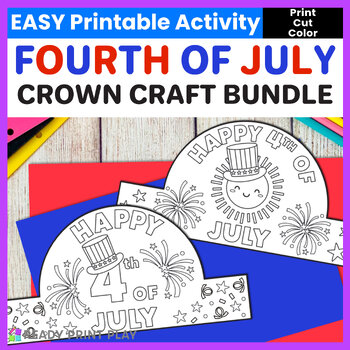 Fourth of July Caps for Sale Craft for Kids