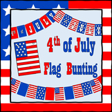 4th of July Flag Bunting