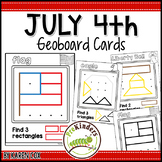 4th of July Geoboards: Shape Activity for Pre-K Math (Inde