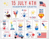 4th of July Handprint Craft, July 4th Craft, Patriotic Cra