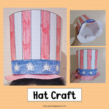Uncle Sam Hat Craft (Free Printable!) - Simply Full of Delight