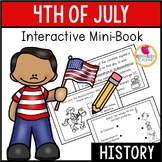 4th of July History | Non-Fiction Interactive Mini-Book