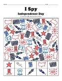 4th of July/Independence Day I Spy | Count and Color | Mat