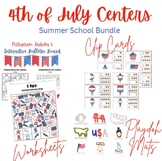 4th of July-Independence Day Unit Worksheets & Centers GRO