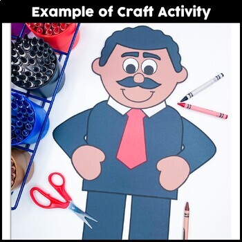 Martin Luther King Jr. Craft by Crafty Bee Creations | TpT
