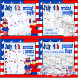 4th of July Liberty & Uncle Sam Writing Bundle