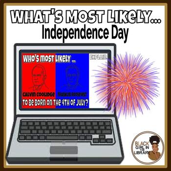 Preview of 4th of July Library Lesson | Reseach Activity