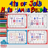 4th of July Math Games Bundle | Addition, Subtraction, Div