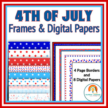 4th Of July Border Worksheets Teaching Resources Tpt