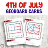 4th of July Peg Board Cards for Fine Motor Centers