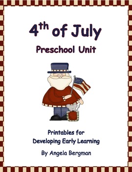 Preview of 4th of July Preschool Unit