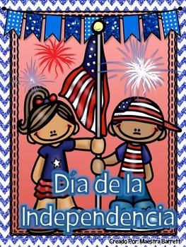 4th of July Spanish/ 4 de julio ¡Lee, Escribe y Aprende! by Maestra Barrett