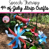 4th of July Speech Therapy Craft Summer Articulation Activ