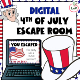 4th of July Summer Digital Escape Room for End of Year Cla