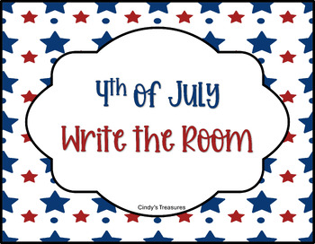 Preview of 4th of July Write The Room