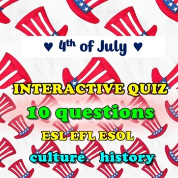 Preview of 4th of July activities | Independence day game/quiz for kids and adults