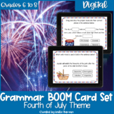 4th of July and Summer Grammar BOOM Cards