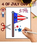 4th of July flag Craft