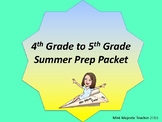 4th to 5th Grade Summer Prep Packet