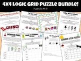 4x4 Logic Grid Puzzle Bundle!