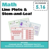 5.16 VA SOL - Math Review TEI Grade 5 stem and leaf line p