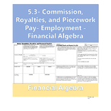 5.3 Commission, Royalties, and Piecework Pay, Financial Al