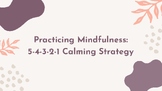 5, 4, 3, 2, 1 Calming/ Grounding