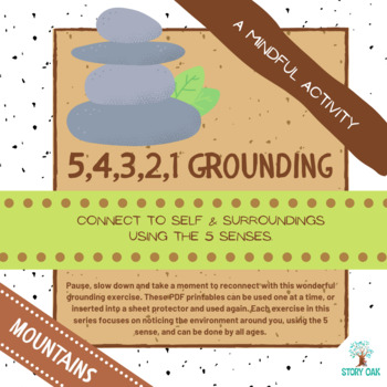 Grounding Exercise Worksheets Teaching Resources Tpt