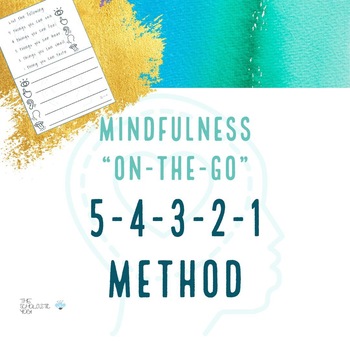 Mindfulness 5 4 3 2 1 Worksheets Teaching Resources Tpt