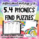 5.4 Phonics Find: y to i Inflectional Endings (aligned - 3