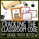 4th Grade Math Escape Room Game Review Activity 