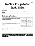 Fraction Computation Study Guide (VA SOL 5.6)