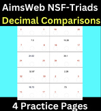 5-8 AimsWeb Middle School Number Sense Fluency - Triads De