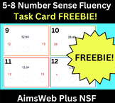 AimsWeb Plus Number Sense Fluency Triads + MCF FREEBIE! (P