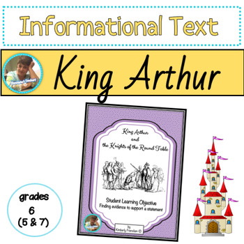 Preview of King Arthur: Finding Evidence in Nonfiction Reading Comprehension Passages