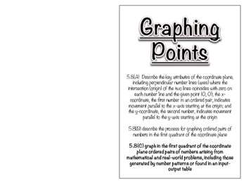 Preview of 5.8C - Graphing Points in Quadrant I Book