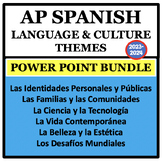 AP Spanish Language & Culture Themes Power Points BUNDLE!