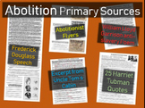 5 Abolition Primary Sources w guiding Qs (Tubman-Douglass-