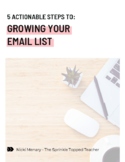 5 Actionable Steps for Growing Your Email List with Nicki 