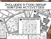 5 Activities for Food Group Sorting, Healthy Eating and Nu