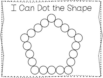 5 All About the Shape Pentagon No Prep Tracing Worksheets and