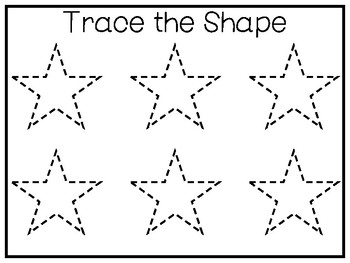 Shape Tracing Sheets Worksheets Teaching Resources Tpt