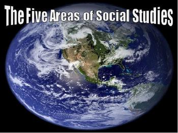 Preview of 5 Areas of Social Studies Intro. - Promethean Flipchart