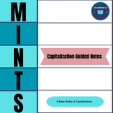 5 Basic Rules of Capitalization Guided Notes for Grades 3 