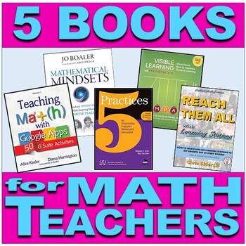 5 Books for Math Teachers by Rethink Math Teacher | TpT