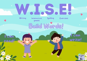 Preview of 5 Busy books (W.I.S.E) Writing, Spelling, Interactive games and Exercises